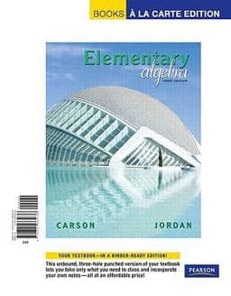 Elementary Algebra 9780321665638