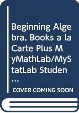 Beginning Algebra, Books a la Carte Plus MyMathLab/MyStatLab Student Access Kit 9780321675842