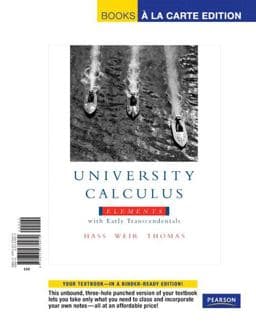 University Calculus 9780321679970