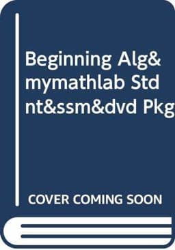 Beginning Alg&Mymathlab Stdnt&Ssm&Dvd Pkg 9780321695031
