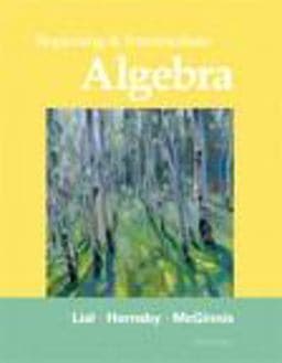 Beginning and Intermediate Algebra 9780321715425