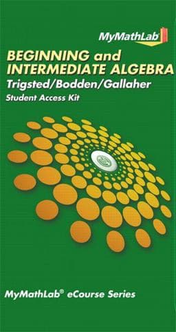MyLab Math for Trigsted/Bodden/Gallaher Beginning and Intermediate Algebra -- Access Card 9780321726407