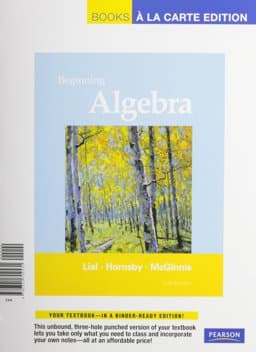 Beginning Algebra 9780321771902