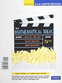 Mathematical Ideas 9780321772121