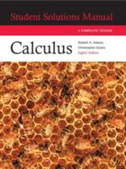 Student Solutions Manual for Calculus 9780321862938