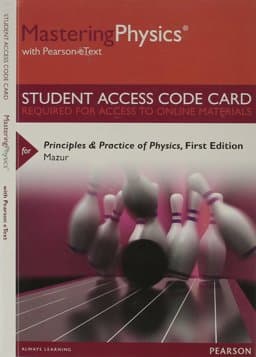 MasteringPhysics with Pearson EText -- Standalone Access Card -- for Principles and Practice of Physics 9780321966162