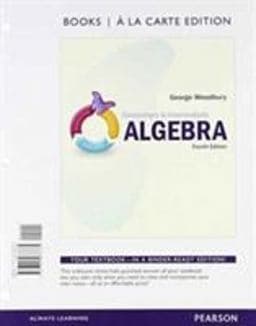 Elementary and Intermediate Algebra, Books a la Carte Edition 9780321987785