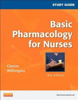Study Guide for Basic Pharmacology for Nurses 9780323087001
