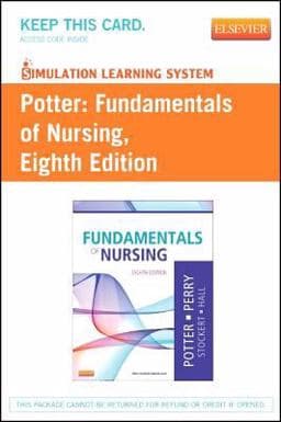 Simulation Learning System for Potter: Fundamentals of Nursing (User Guide and Access Code) 9780323091855