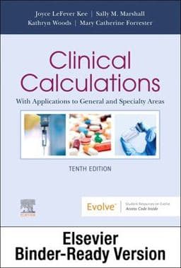 Clinical Calculations - Binder Ready 9780323827515