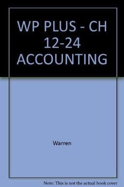 Working Papers Plus Chapter 11-24 Accounting 9780324051902
