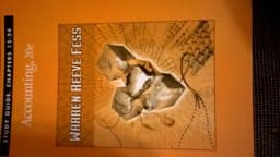 Study Guide Chapters 11-24 Accounting 9780324051940
