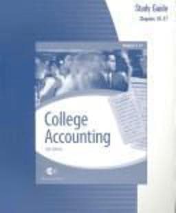 College Accounting 9780324640137