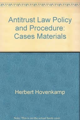 Antitrust Law, Policy and Procedures 9780327009283