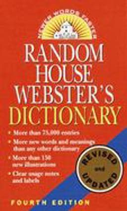 Random House Webster's Dictionary 9780345447258