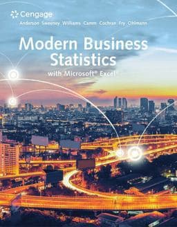 Modern Business Statistics with Microsoft Excel 9780357131510