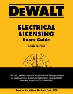 DEWALT Electrical Licensing Exam Guide 9780357371763