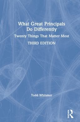 What Great Principals Do Differently 9780367344689
