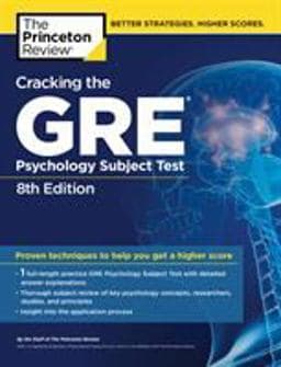 Cracking the GRE Psychology Subject Test, 8th Edition 9780375429736