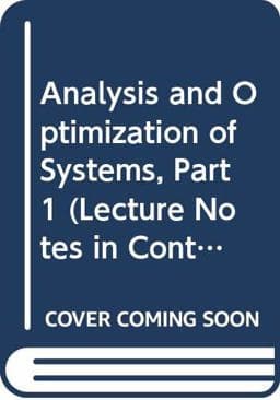 Analysis and Optimization of Systems 9780387135519