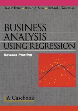 Business Analysis Using Regression 9780387983561
