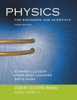 Physics for Engineers and Scientists 3e Volume 1 Student Solutions Manual 9780393929799