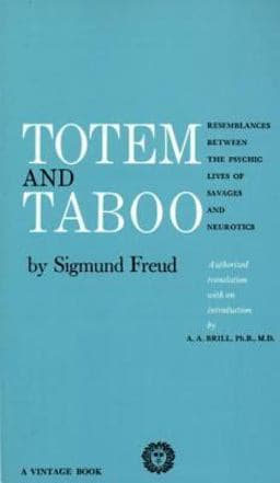 Totem and Taboo 9780394701240