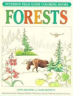 A Field Guide to Forests Coloring Book 9780395346761