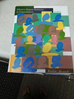 Effective Human Relations in Organizations 9780395740057