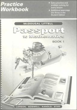 Passport to Mathematics Practice Workbook 9780395896266