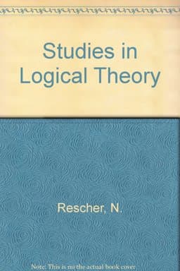 Studies in Logical Theory 9780404591298