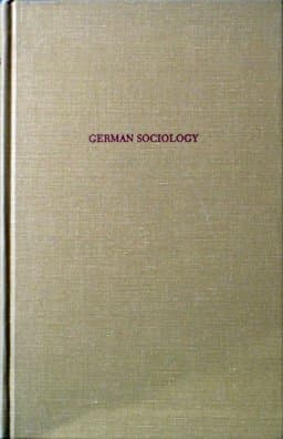 German Sociology 9780405120831