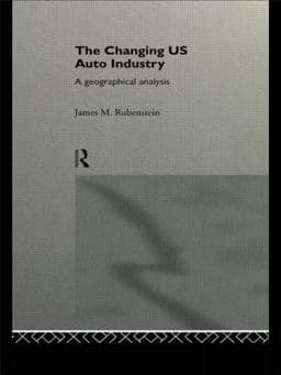 The Changing U. S. Auto Industry 9780415055444