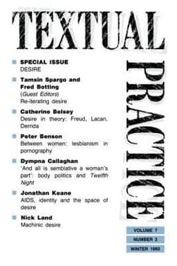 Textual Practice 9780415096577