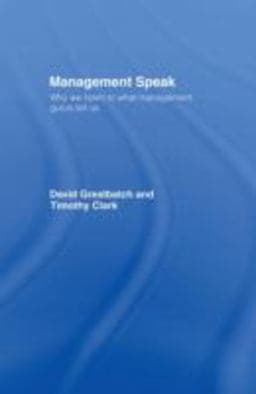 Management Speak 9780415306225