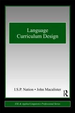 Language Curriculum Design 9780415806060