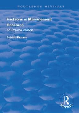 Fashions in Management Research 9780429860300