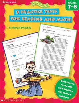 8 Practice Tests for Reading and Math 9780439338226
