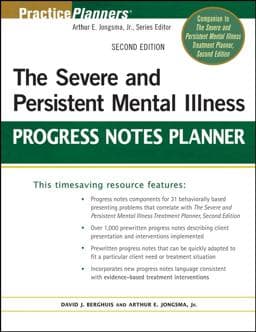 The Severe and Persistent Mental Illness Progress Notes Planner 9780470180143