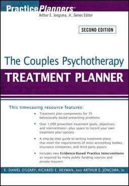 The Couples Psychotherapy Treatment Planner 9780470406953