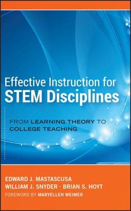Effective Instruction for STEM Disciplines 9780470474457