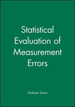 Statistical Evaluation of Measurement Errors 9780470682159