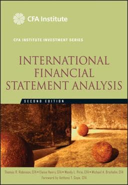 International Financial Statement Analysis 9780470916629