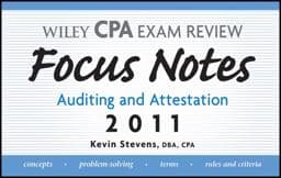 Wiley CPA Examination Review Focus Notes 9780470935699