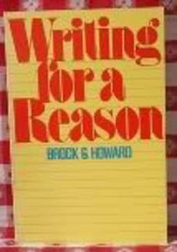 Writing for a Reason 9780471030171