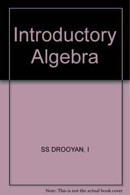 Introductory Algebra 9780471063186