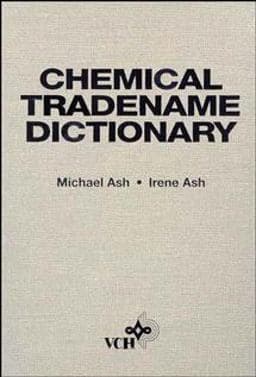Chemical Tradename Dictionary 9780471188575