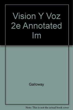 Vision y Voz 9780471198413