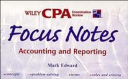 Wiley CPA Examination Review Focus Notes 9780471198475