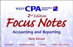 Wiley CPA Examination Review Focus Notes 9780471389620
